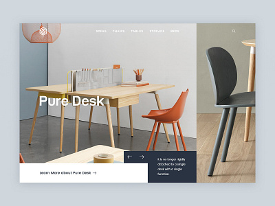 Conceptual Web Page - Mondrianizm Trend boldfonts dribbble mondrianizm page product shots ui userexperience userinterface ux webdesign
