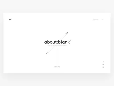📝 about:blank² blank clean design notepad notes simple ui ux web white