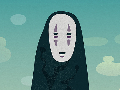 Miyazaki Tribute Show anime art show hungry ghost illustration japanese miyazaki spirited away