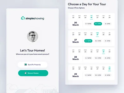 Real_Estate & Mortgage application cards color inspiration ios mobile mortgage real estate ui ux wireframe