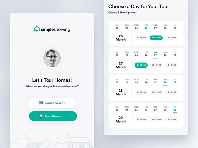 Real_Estate & Mortgage application cards color inspiration ios mobile mortgage real estate ui ux wireframe