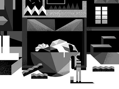 Falafel Guernica bnw couple falafel fries pitta bread street food