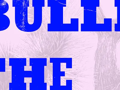 The Joshua Type blue bullets joshua tree lyrics slab serif type