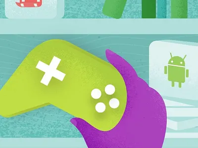 Google Play Families Library digital family library google google play illustration product service tech web