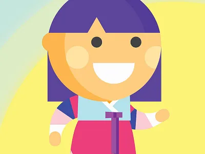 Lunar New Year 2017 for Google Play campaign cute flat google google play graphic illustration korea lunar new year marketing merchandising vector