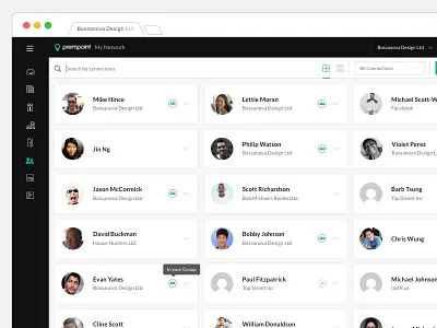 Prempoint Dashboard card dashboard design grid iot network ui users ux web web app