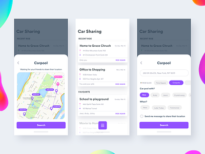 Ride with your friends auto car carsharing ios kiev odessa rent share sharing