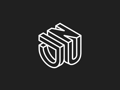 It's Not Just You - Social Awareness Campaign Logo bw campaign conceptual cube geometry grid logo logotype social awareness typedesign typography