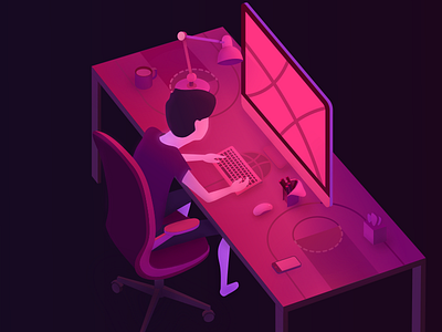 Hello Dribbble! dribbble hello illustration