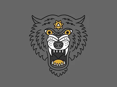 Grey Wolf bicycles bikes fixed gear fixie line art logo pure cycles pure fix wolf