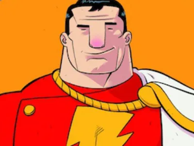 Shazam comics ipad pro art