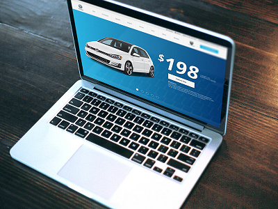 Volkswagen Site automotive clean color design gradient industry minimal volkswagen web