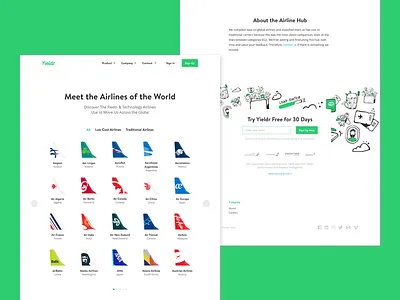 Airline Hub airline cost hub low traditional wings yieldr