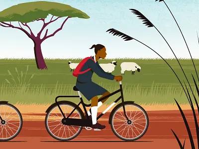 World Bicycle Relief animation lemonly africa art character design direction