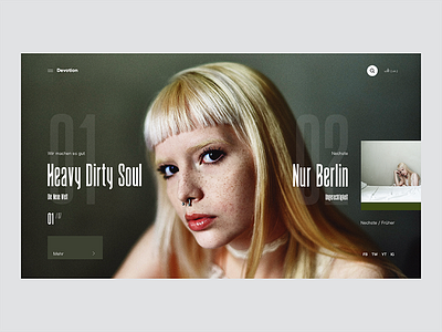 M_____sik___03 event hearo header minimal music ui