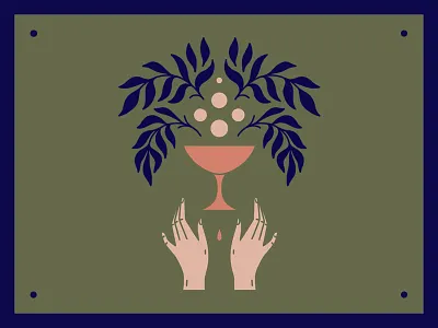 Lower Hanging Fruit antient bowl flower from indian lakes fruit hands plant vintage