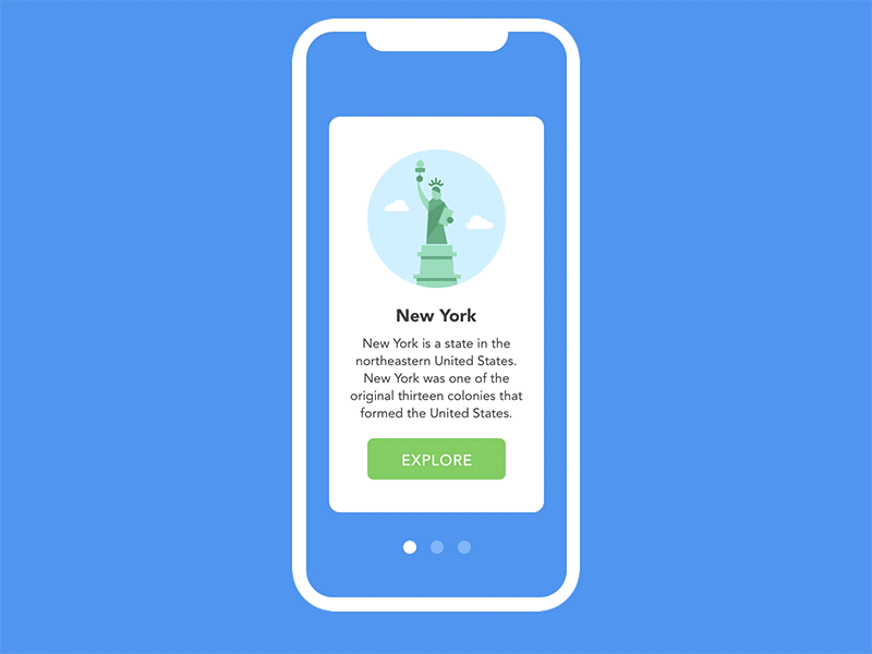 Daily UI Animation animation china city france gif new york principle ui ux