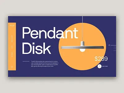 Type Exploration — 005 clean furniture header landing layout product type typography ui ux website