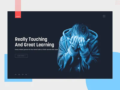 Oldest Inspirational Story color creative design google gradient landing page new trend oldest product design typography ui ux