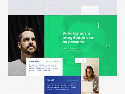 Talent and career area of __ IT Company careers company digital it people talent web