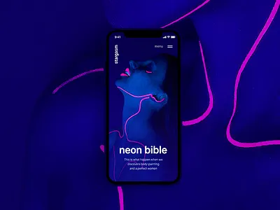 Expl. #02 - Stargasm Template version 2.0 Mobile daily iphone mobile photography principle slider template ui ux webdesign wordpress