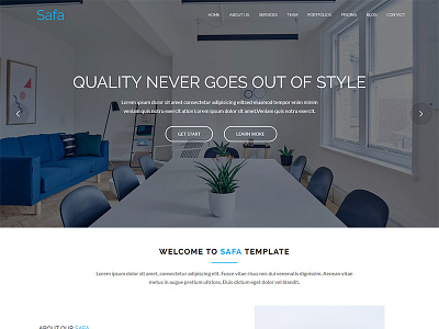 Safa - Multipurpose Business WordPress Theme business color mailchimp multipurpose oneclick responsive safa seo theme wordpress wp
