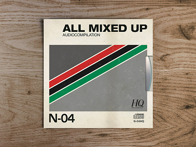 All Mixed Up N04 album all mixed up artwork cd cover music playlist vhs vintage