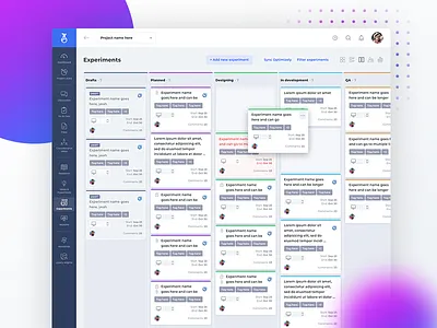 EE - Kanban board app board dashboard design kanban ui user experience user interface ux