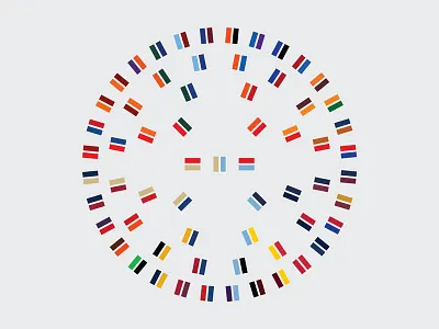 March Madness Color Bracket 5 basketball color study march madness ncaa