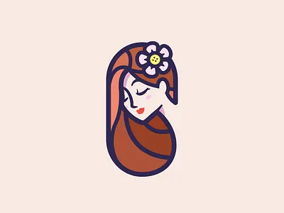 Beauty logo beauty branding cpuentes identity cute cute clean emblem flower girl beauty icon icon identity kawaii logo logo branding mark logo flower mark nature woman woman illustration woman logo women