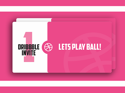 2 Dribbble Invites adobe designer draft dribbblers graphic design invite invites player ticket ui ux web design