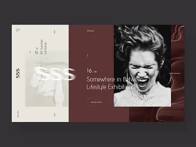 SSS's events gallery agency calligraphy events exhibition gallery grid photo photogallery typography ui ux web