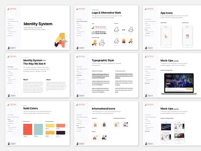 Identity System: Atlanta North Avenue Smart Corridor atlanta brand city colors icons identity mocks sketch smart system typography