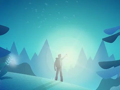 Unicorn Agency website sneak peek - The entrance app background branding coding forest identity illustration magical site sketch