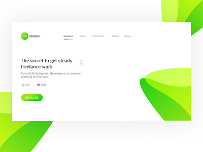 Ux/Ui Engineering colourful design. illustration music app uxui design web design