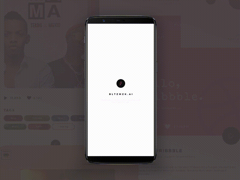 Hello Dribbble! after effects animation app debut debut shot design hello hello dribbble music player ui design uiux xd