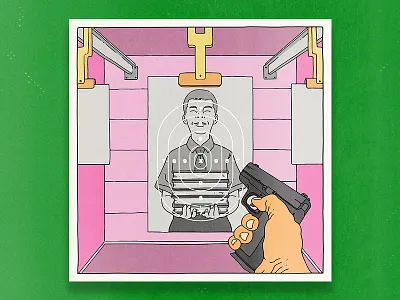 Guns in school editorial editorial illustration gun control gun reform guns march for our lives nra target