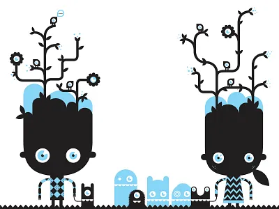 Family alien bird cats creature dogs family nature tree