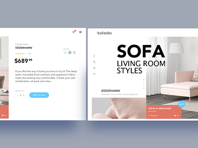 Big ideas big challenges #inprocess 💡 agency design graphitech landing page sofas web webdesign work