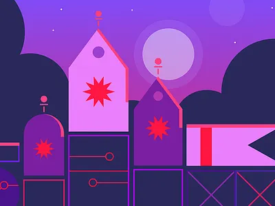 Cyber Week 2017 Campaign for Google Play art direction campaign cityscape cyber cyber monday google graphic illustration merchandising play store space vector