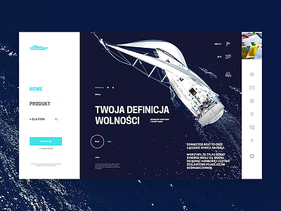 CB 1.0 - Landing page landing page motor boat sail sailing yacht