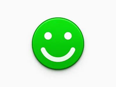 Green Smile app app icon environmental green green smile icon ios icon iphone icon mac icon mac os icon macos icon os icon osx icon realistic sandor smile