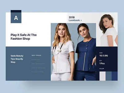 Conceptual Web UI Exploration concept custom doctor fashion fluent grid layout medical minimal modern ui ux