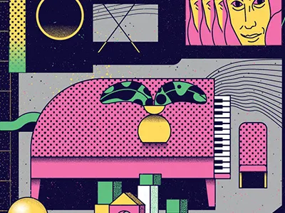 Up All Night 2d closet flat poink pool sofa space washing machine weird