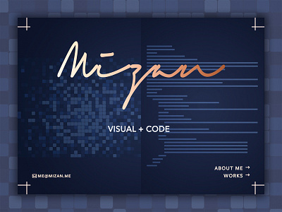 Portfolio Homepage Concept black concept design gradient photoshop portfolio ui web design