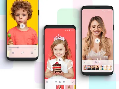 Video Editing Android App android clip crop editing tools filters galaxy movies samsung ui ux design video editor
