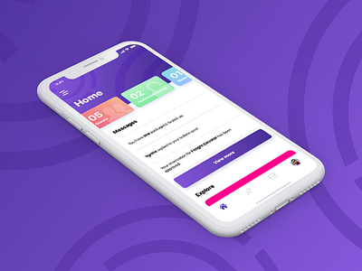 Mobile Doorman App Concept gradient ios ios 11 mobile mobile doorman property managment san francisco ui ux visual design