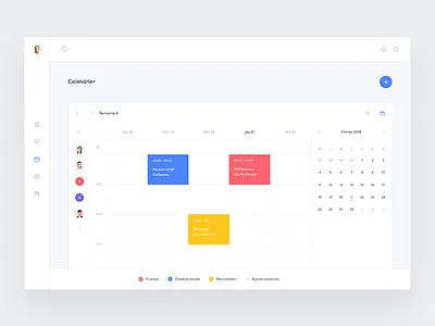 Calendar screen agenda app calendar calendly dashboard desktop events evernote holiday schedule timetable ui