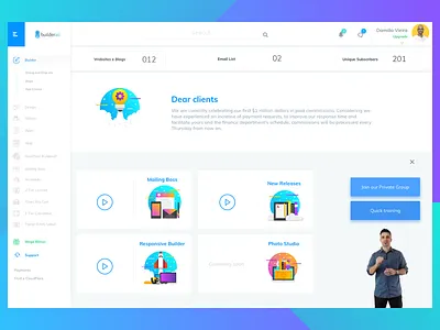 Office Builderall Plataform alex paim builderall drag and drop erick salgado marketing office plataform sites ui ux wix