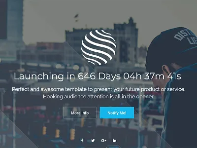 Flux - Responsive Coming Soon Template bootstrap clouds comingsoon constellation flashblue flux responsive slideshow stars template underconstruction video